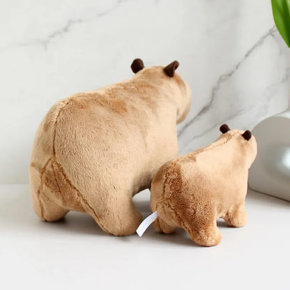 18/30cm Capybara Rodent Plush Toy Cartoon Animal Hydrochoerus Hydrochaeris Plush Doll Soft Toy Christmas Gift Toys For Children