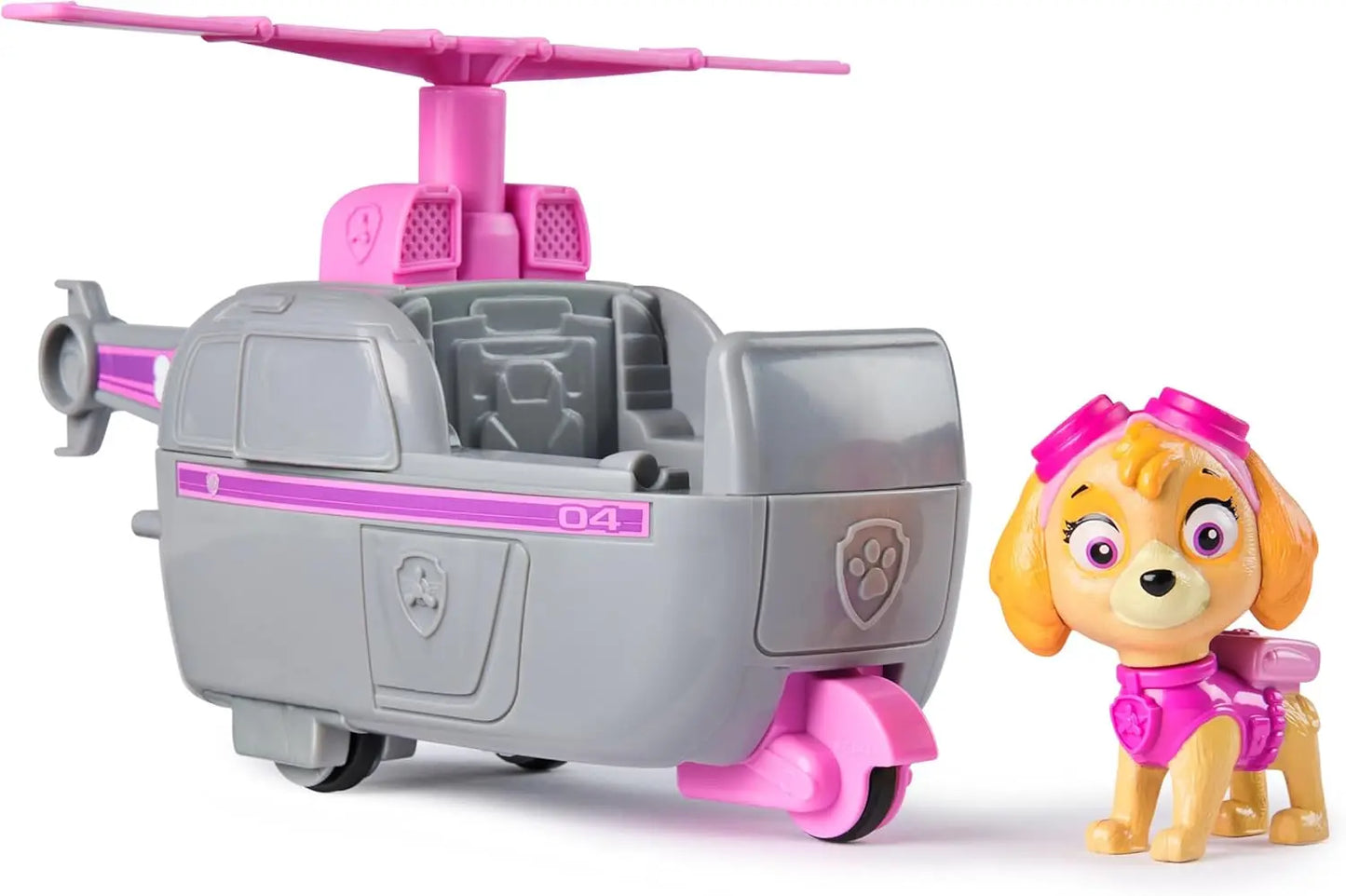 Original Paw Patrol Rex’s Dinosaur Rescue Vehicle with Collectible Action Figure Anime Doll Kids Toy Birthday Christmas Gift