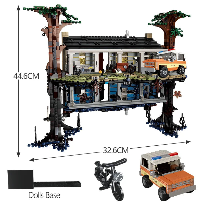 HOT TOY 2499Pcs Stranger Things The Upside Down Building Blocks Model Brick Kit Compatible 75810 for Kids Adult Toys Gifts