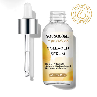 Collagen Face Serum Skincare Facial Essence Liquid Moisturizing Soothing Nourishing Face Serum Pore Shrink Skin Care Korea 2025