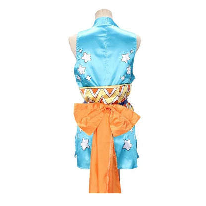 Sexy Halloween Cosplay for Adults Anime One Piece Nami Costume Costume Halloween NAMI Sexy Satin Printed Short Kimono Cosplay