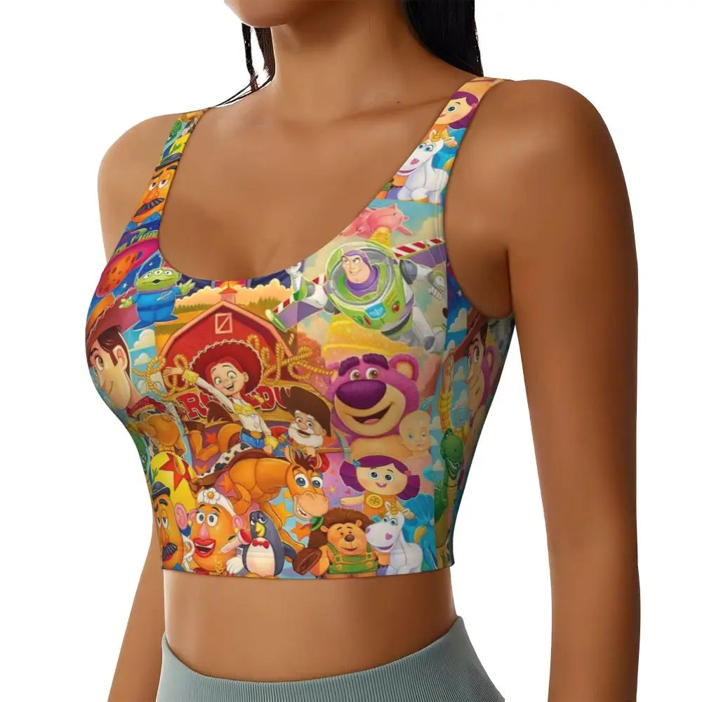 EtherealBe Toy Story Jessie Sports Bra for Women
