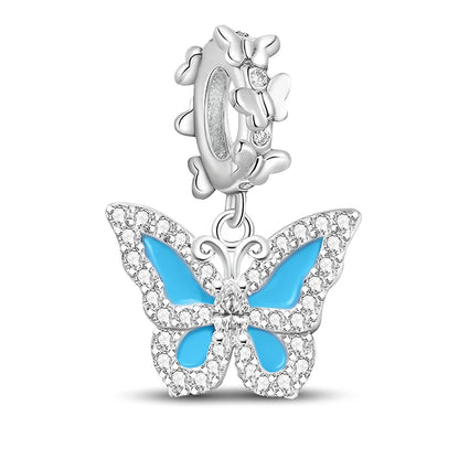 Original 925 Sterling Silver Charms Beads Glowing Luminous Bee Firefly Butterfly Pendant for Bracelet Bangle Charm DIY Jewelry