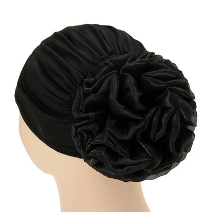 Women's Hats Spring Summer Floral Beanie Hat Muslim Stretch Turban Hat Cap Hair Loss Headwear Hijib Cap