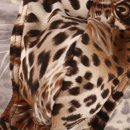 Fashion Leopard Print Men Underwear Silk Breathable Sexy Men's Briefs Panties Male Underpants Low Waist Gays Men Briefs