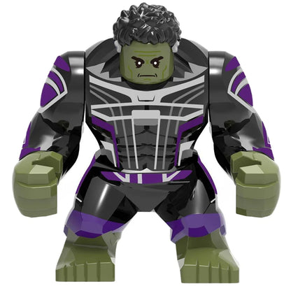 Building Blocks Marvel Transformation Figures Big Goblin Spiderman Iron Man Venom Captain Hawk Deadpool Technic Armor Gift Toys