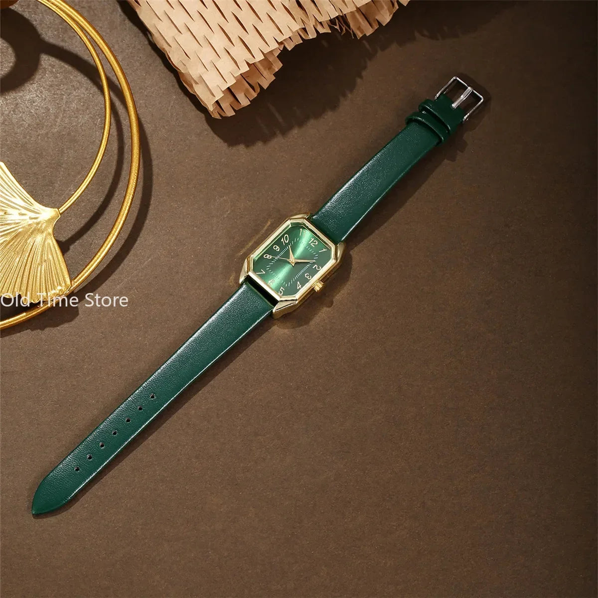 6/5/1PCS Luxury Fashion Square Women's Watches Brand Ladies Quartz Wristwatch Jewelry Set Classic Simple Femme Relogio Feminino