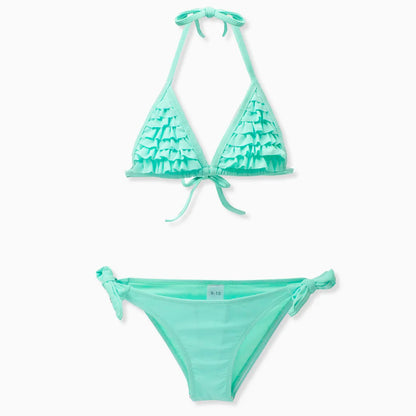 7-14Year Butterfly Print Child Bikini Set 2025 Girls Swimsuit Swimwear For Kids Summer Brazilian Teen Baby Swimming Suit Biquini