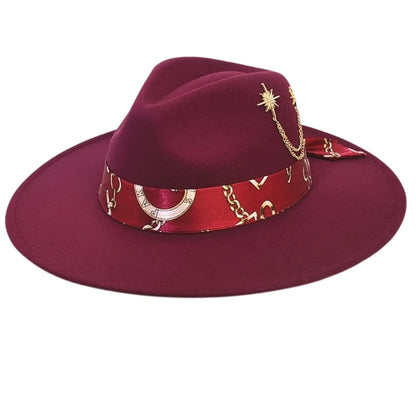 Fashion Fedoras Homburg Panama Hat Exotic Maillard for Women Men Photo Props Western for Men Women Unisex Wear Headwear