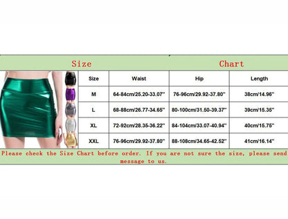 Women Summer Dance Party Sexy Short Skirts High Waist Bodycon Pencil Mini Skirts Silver Black Gold Hip Wrap Skirt 2024 Trend
