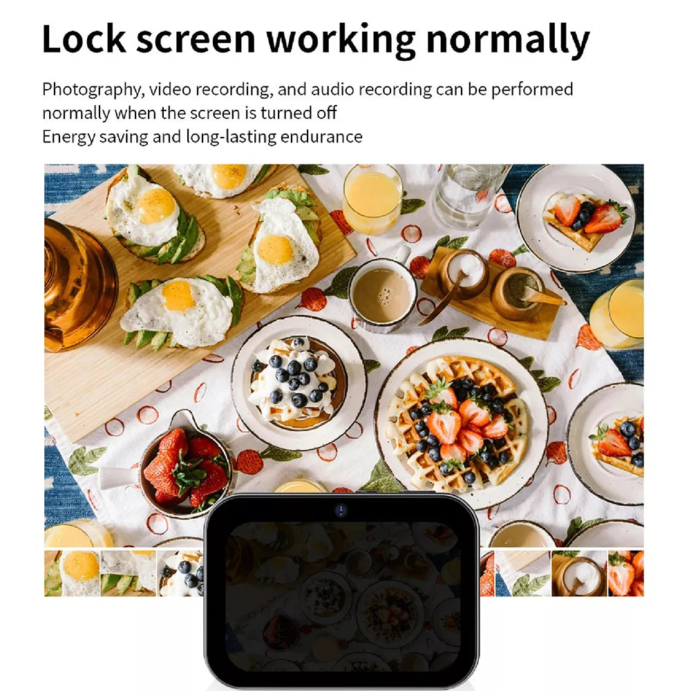 New 4K Digital Camera Night Vision Triple Lens 3Inch HD 64MP Touch Screen Entertainment Digital Camera OTG Transmission 3600mAh