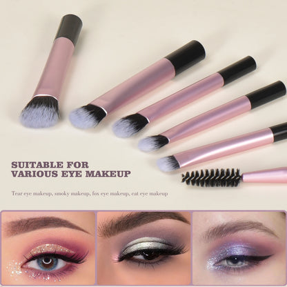 10 color Mini makeup brush Travel portable Makeup Tool Makeup Puff - Palm Brush Professional Makeup tool set Christmas gift