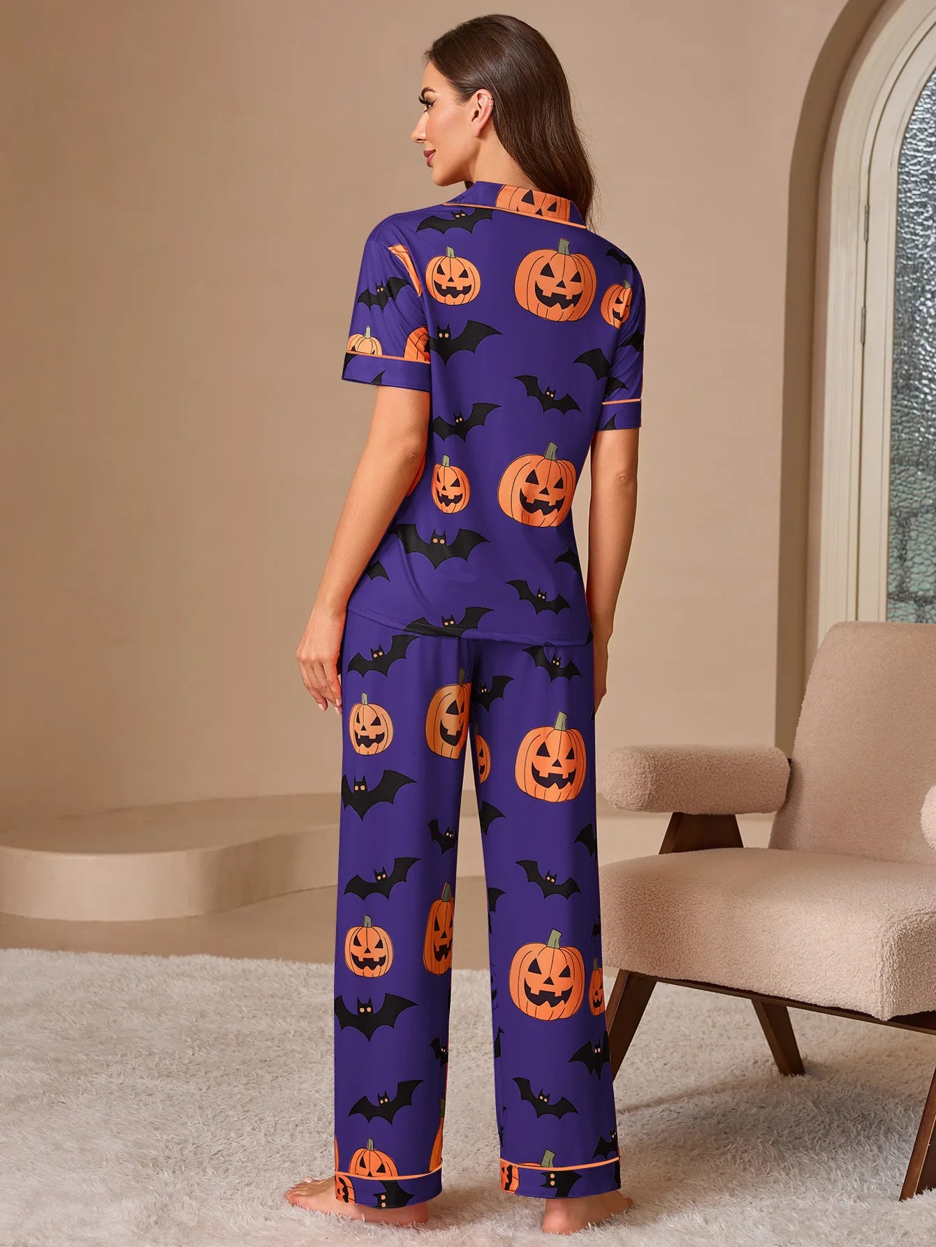 Women's Pajamas Set Pijama Pajama Sets Sleepwear Women's Home Clothes Woman Halloween Womens Suit Sleep Lounge Underwear