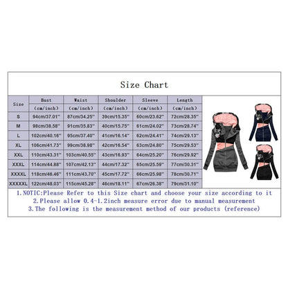 Plus Size 5XL Women Hoodies Oversized Sweatshirt Casual Slim Jacket for Women Long Sleeve Patchwork Hooded Coat Zipper Jacket