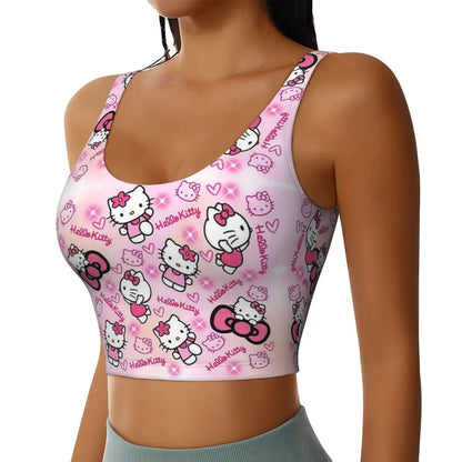 EtherealBe Hello Kitty Sports Bra for Women