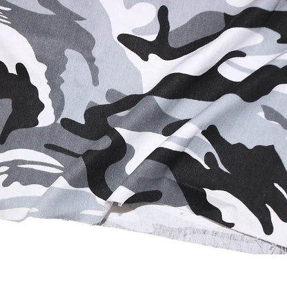 Women's Clothes Coats Casual Fashion Camouflage Print Large Pocket Lapel Long Sleeve Short Jacket for Women
