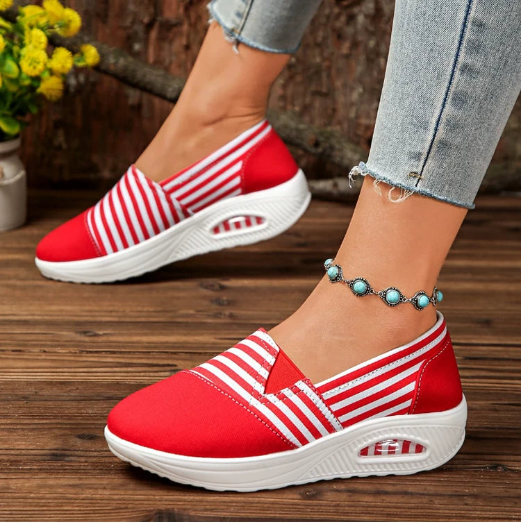 Woman Shoes Women's Heels Sneaker New Wedges Heeled Casual Shoes Elegant Casual Sneakers For Women Footwear Zapatos De Mujer