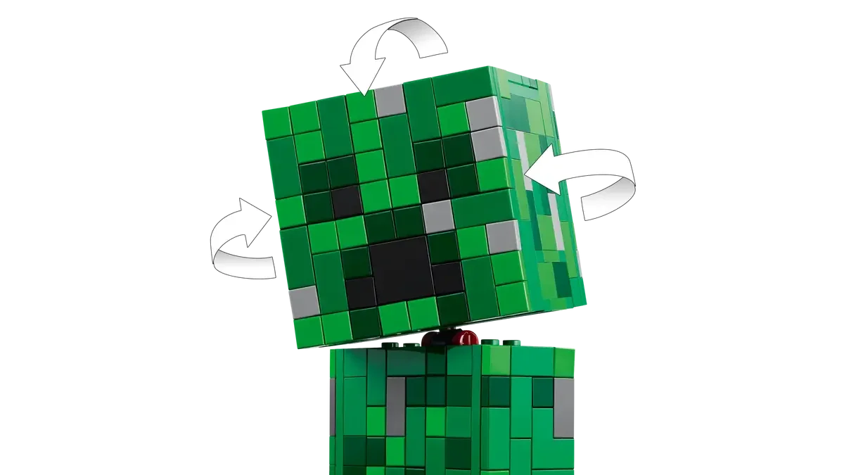 LEGO Building Blocks My World Series 21276 Hardworking Fear Boys and Girls Assemble Building Blocks Children's Toys Gifts