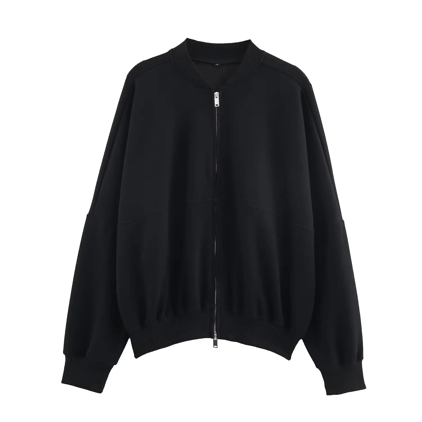 HH Women Casual Solid Coat Flared Pants Suits Long Sleeve Zipper Bomber Jackets 2025 New Fashion Lady Chic Outfit 2 Piece Set