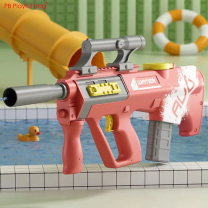 Electric Water Gun High Speed Water Blaster Adult Kids Toy Swimming Pool Party