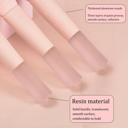 10 color Mini makeup brush Travel portable Makeup Tool Makeup Puff - Palm Brush Professional Makeup tool set Christmas gift