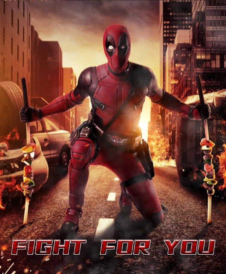 Dead Cosplay Pool Cosplay Kid Costume Child Superhero Roleplay Disguise Outfits Headgear Gloves Halloween Party Fantasia Suits