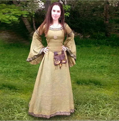 Medieval Gothic Cosplay Costumes for Women Halloween Carnival Fancy Dress Up Party Performance Renaissance Disfraz Hombre