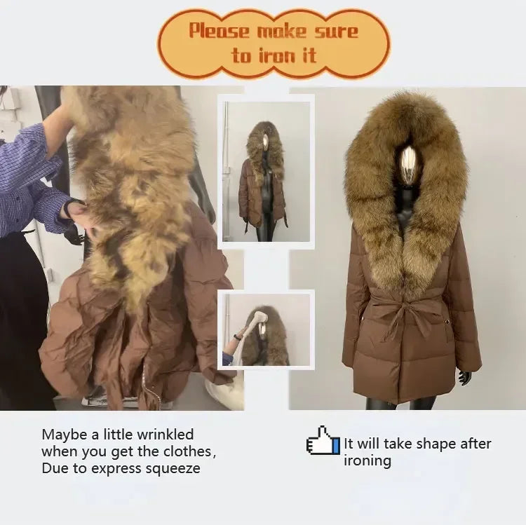 Autumn Winter Women Coat Real Natural Mongolia Sheep Fur Turn-down Collar New Fashion Jacket Thick Warm Casual Overwear