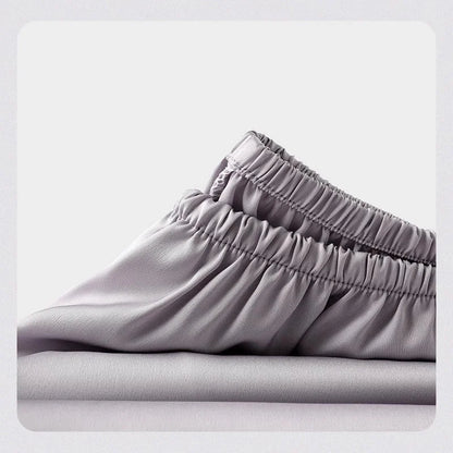 Womens Sexy Satin Pajama Set Lace Trim Cami Top Shorts Lingerie Sleepwear Silky Black Cream V Neck Spaghetti Strap Two Piece