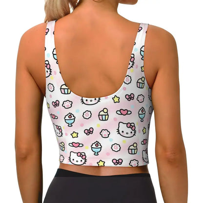 EtherealBe Hello Kitty Sports Bra for Women