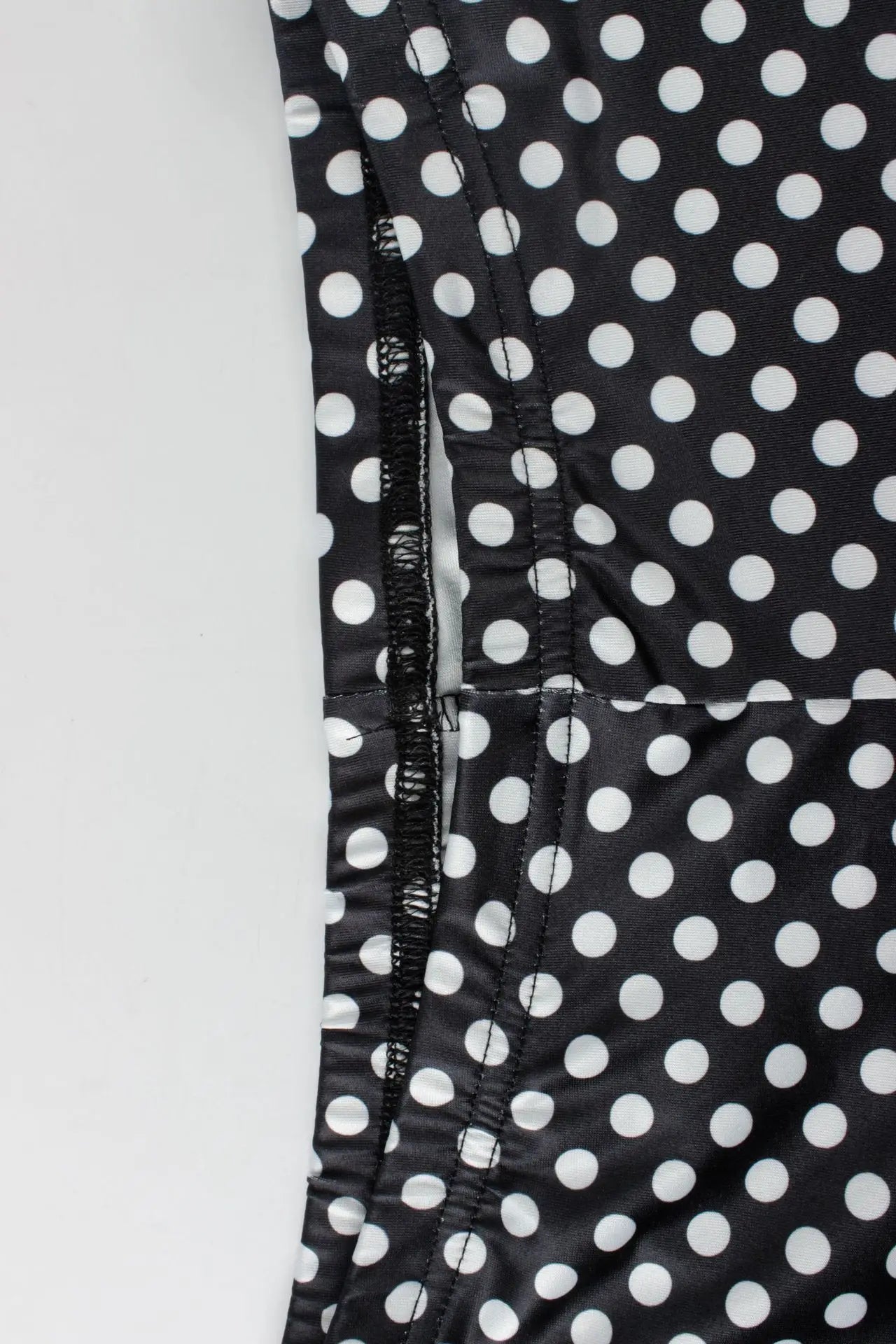 Weird Puss Polka Dot Print Women 2 Piece Set Halter Tank Tops+Bike Shorts Stretch Matching Streetwear Vacation Stretch Outfits
