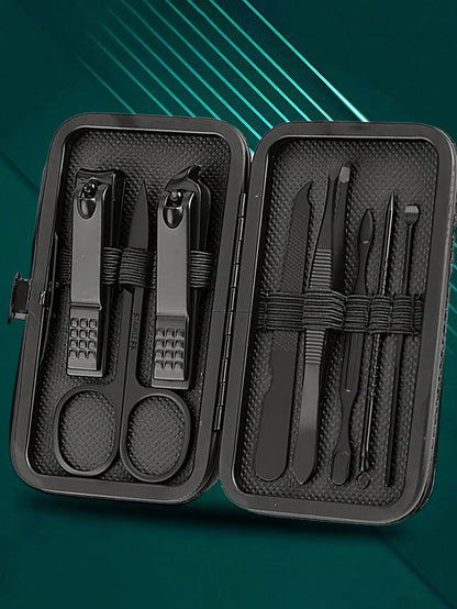 Manicure Nail Clippers Pedicure Set - Stainless Steel Manicure, Professional Grooming Kit, Nail Care Tools with Luxurious Travel
