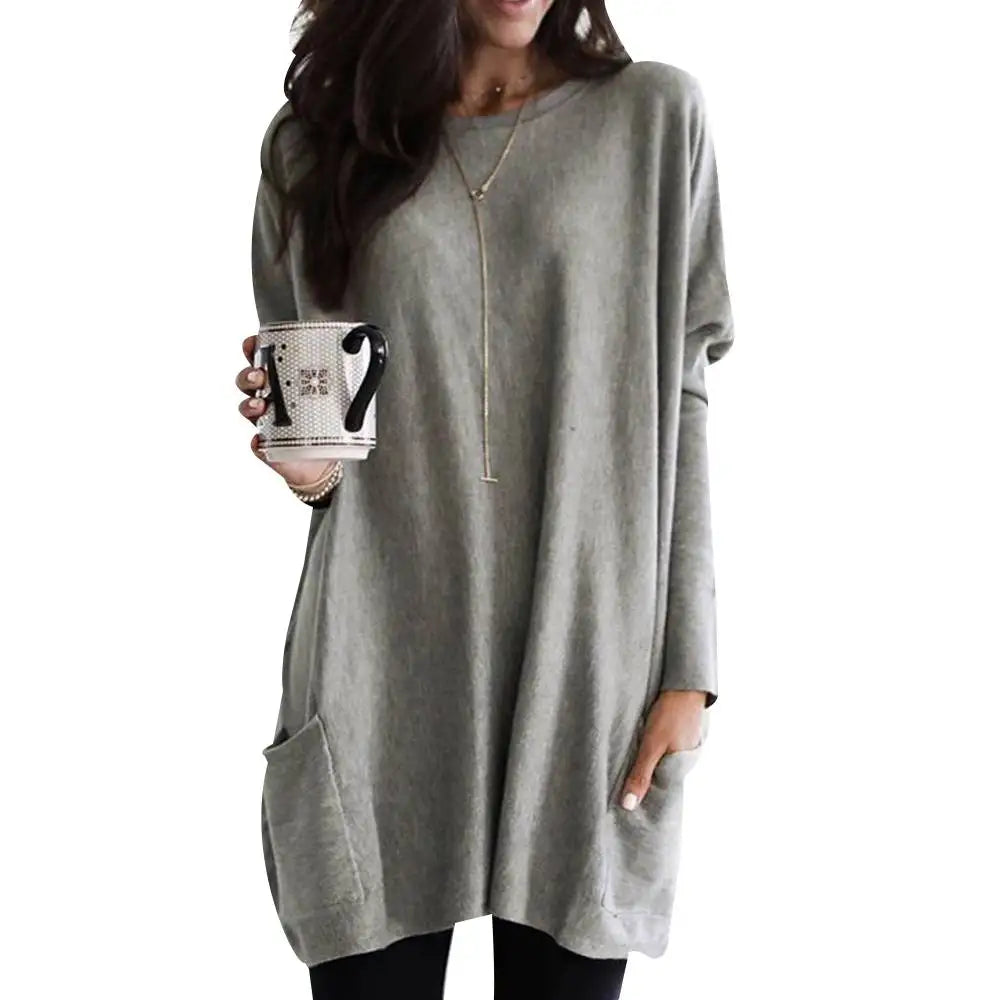 S-5XL Women's Tops 2023 Autumn Winter Long Sleeve Basic T -shirt Tee Casual Oversized Pullover Shirt for Female Y2K Crop Clothes