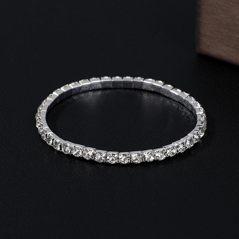 Luxury Blue Zircon 18K Gold Plated Women's Bracelet 2023 New Fashion Retro Zircon Bracelet Wedding Party Jewelry Gift