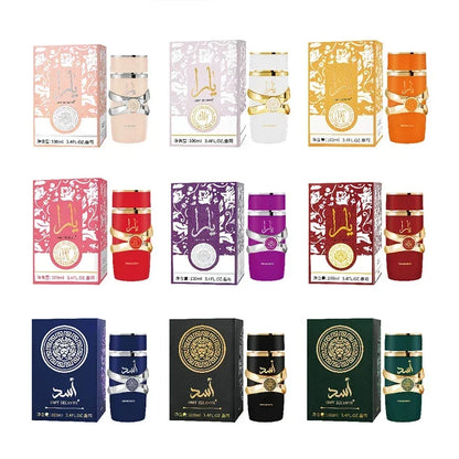 Arabic Brand Perfume Long-lasting Fragrance Woody Floral Fruity Fresh Charm Confident Romantic Date Gift Neutral Light Perfume