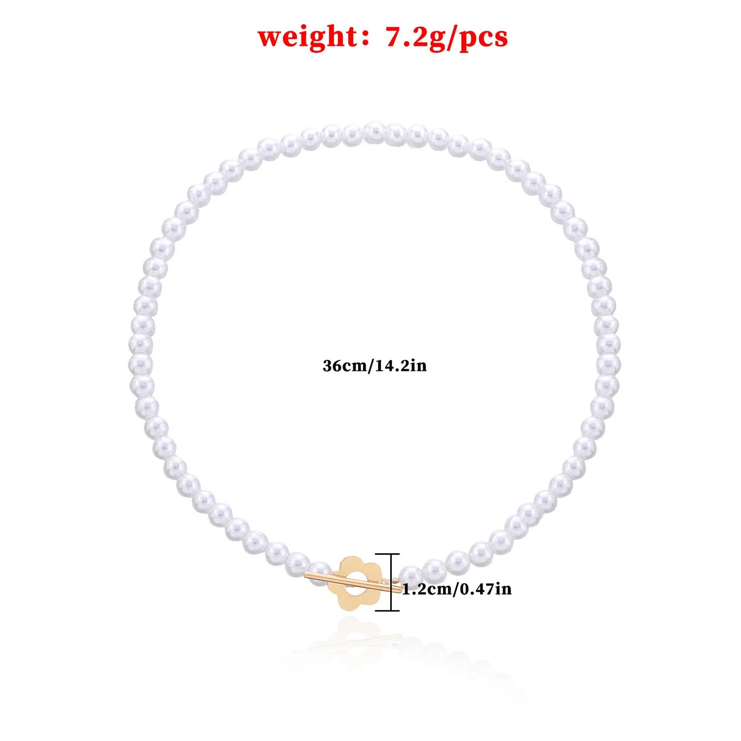 2022  Luxury OT Flower Buckle Crystal Glass Bead Chain Choker Necklace for Women Charm Fashion Jewelry  Gift