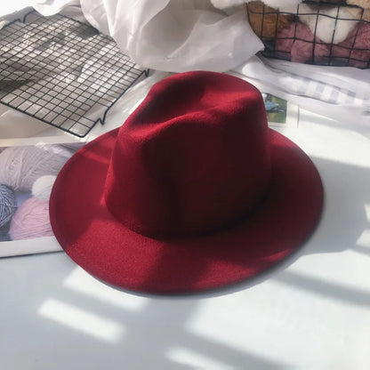 Embroidered three-dimensional flower fedora hat Women's jazz top hat Spring and autumn panama church fashion elegant wedding Hat