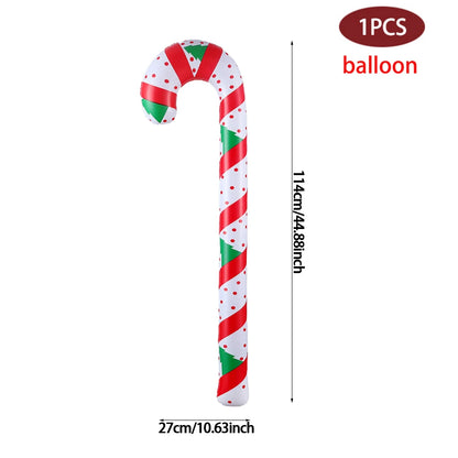 Christmas Decoration Red Christmas Candy Canes Christmas Tree Hanging Pendants Xmas New Year Home Decorations Kids Toys Navidad