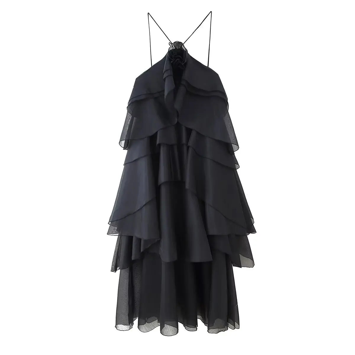 EtherealBe Elegant Layered Decorative Dress for Events