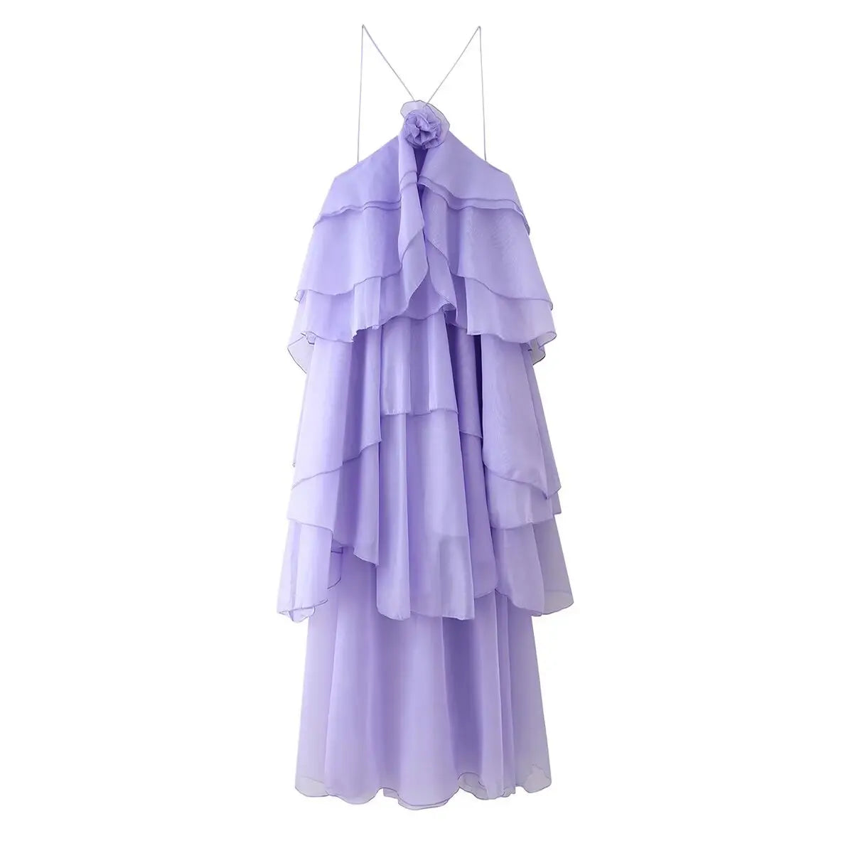 EtherealBe Elegant Layered Decorative Dress for Events