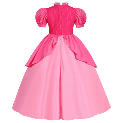 EtherealBe Peach Princess Halloween Costume for Kids