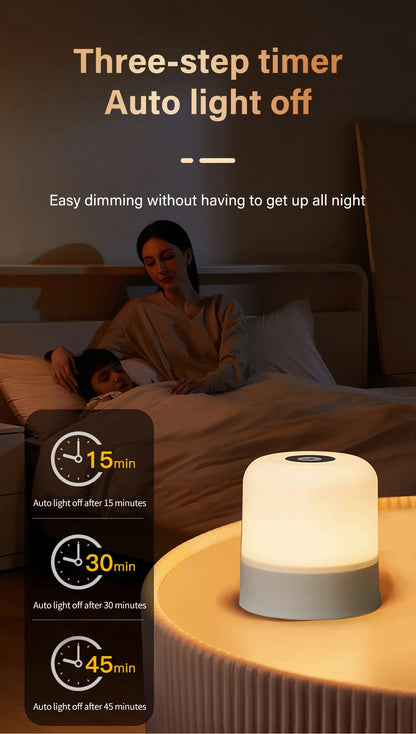 Touch LED Night Light USB Table Lamps Rechargeable Dimmable Bedside Light for Bedroom Decor Home Christmas Gift Child Night Lamp