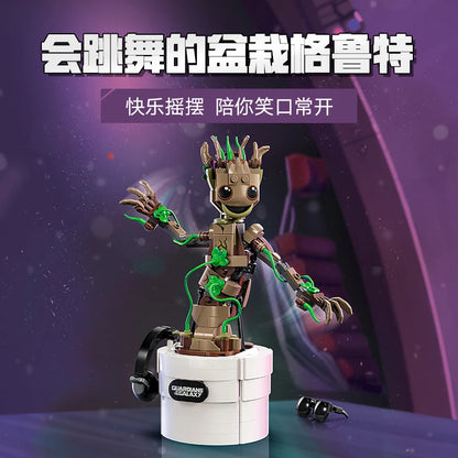 Lego Super Heroes Marvel 76297 Dancing Groot Building Block Gifts for Boys and Girls