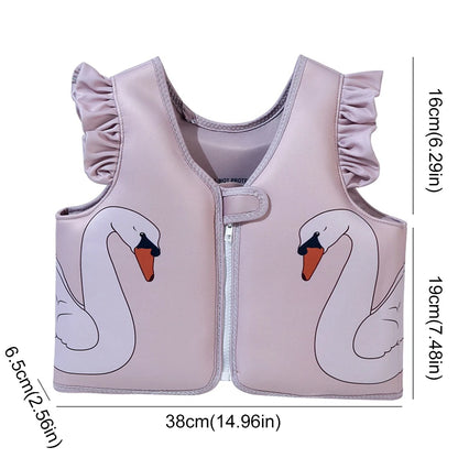 Kids Life Jackets Inflatable Swim Vest Children Assisted Inflatable Swimwear Cartoon Toddler Life Vest Swimming Pool Accessories