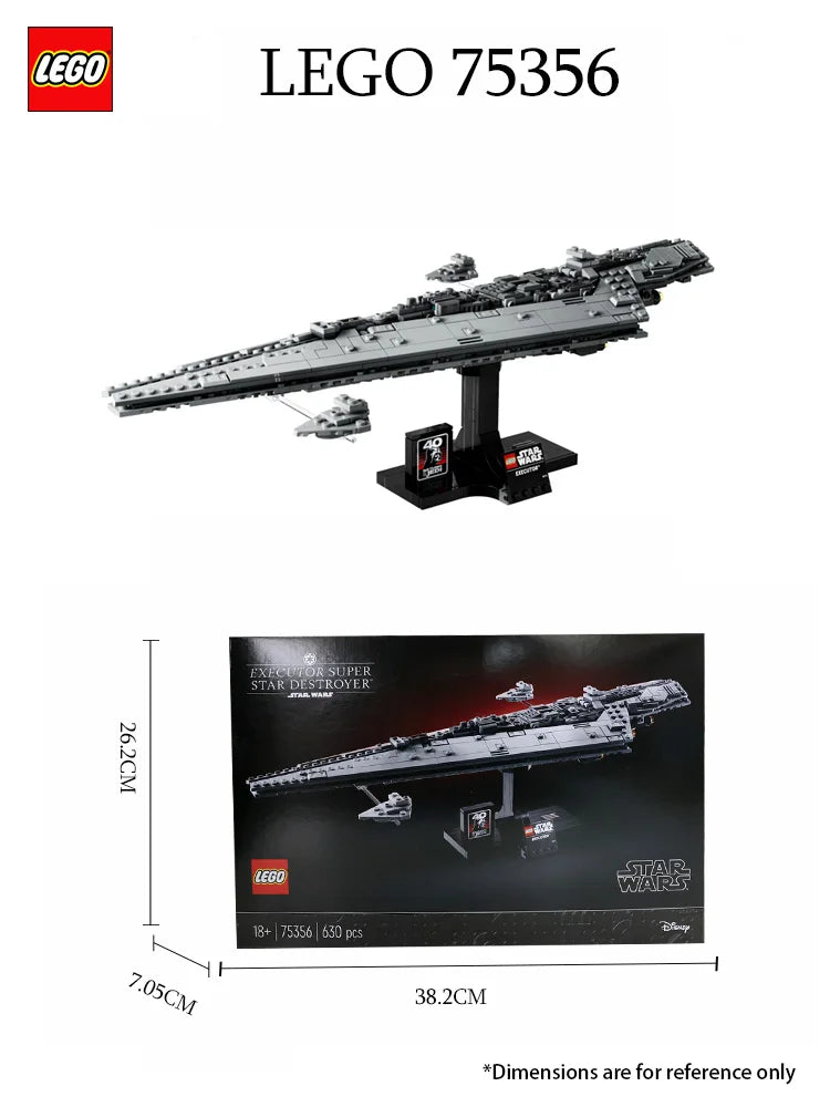LEGO 75356 Super Star Destroyer Star Wars series Executor puzzle building block toy