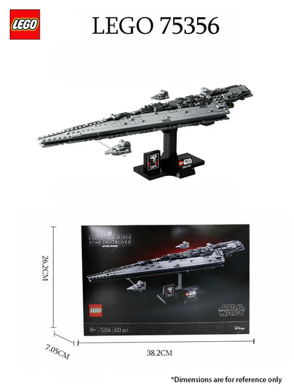 LEGO 75356 Super Star Destroyer Star Wars series Executor puzzle building block toy