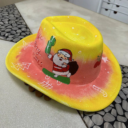 EtherealBe Halloween Cowboy Hat for Adults - Spooky Style