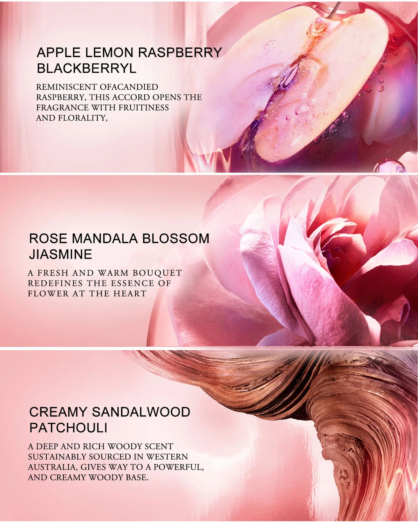 WK JALY Floral Drunk Eau De Parfum Spray, Women's Perfume, With Notes of Rose, Sandalwood, Long Lasting Fruity Fragrance, 100ml