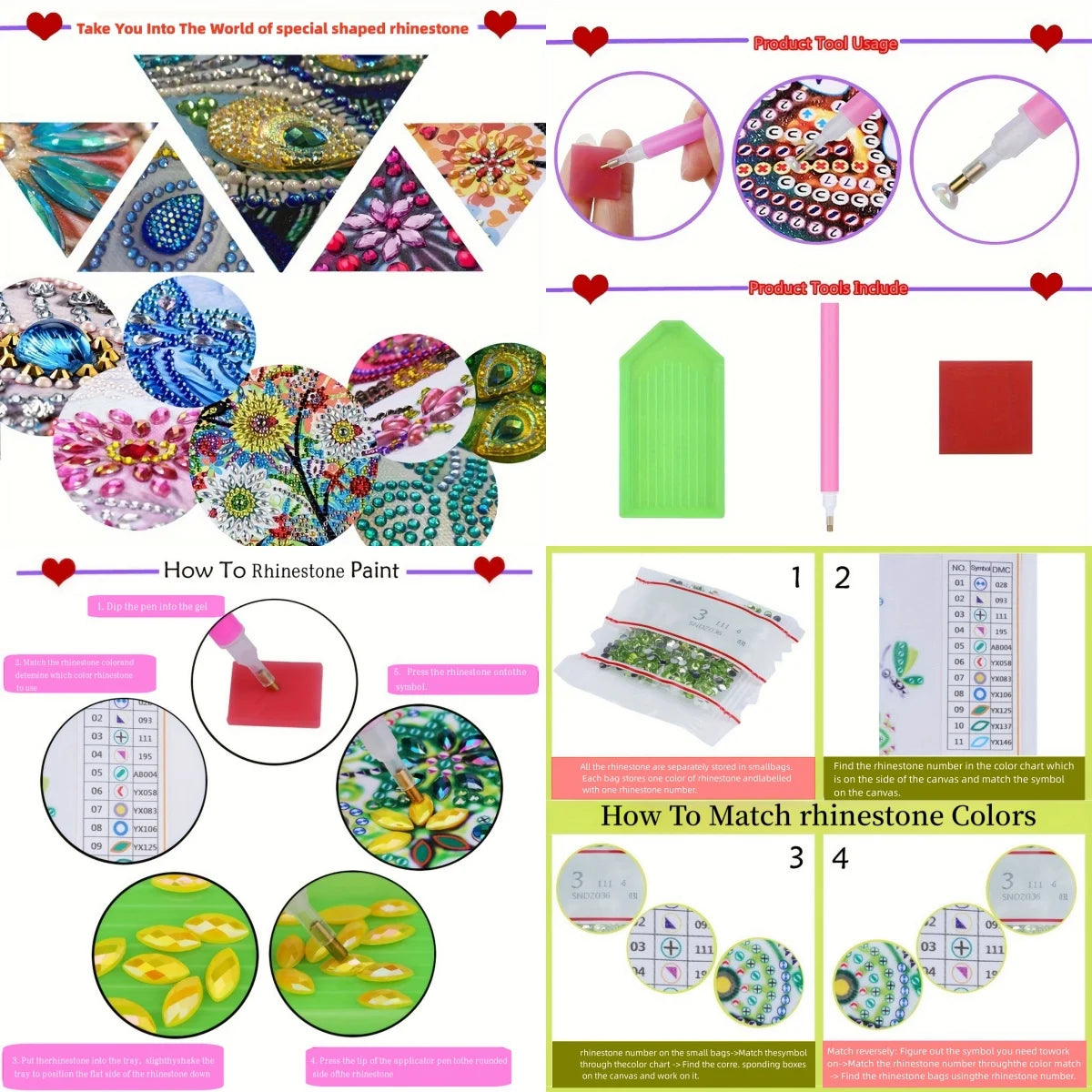 1 piece/set DIY Christmas Diamond Art Tissue holder Acrylic napkin holder Craft Home office table Christmas gift