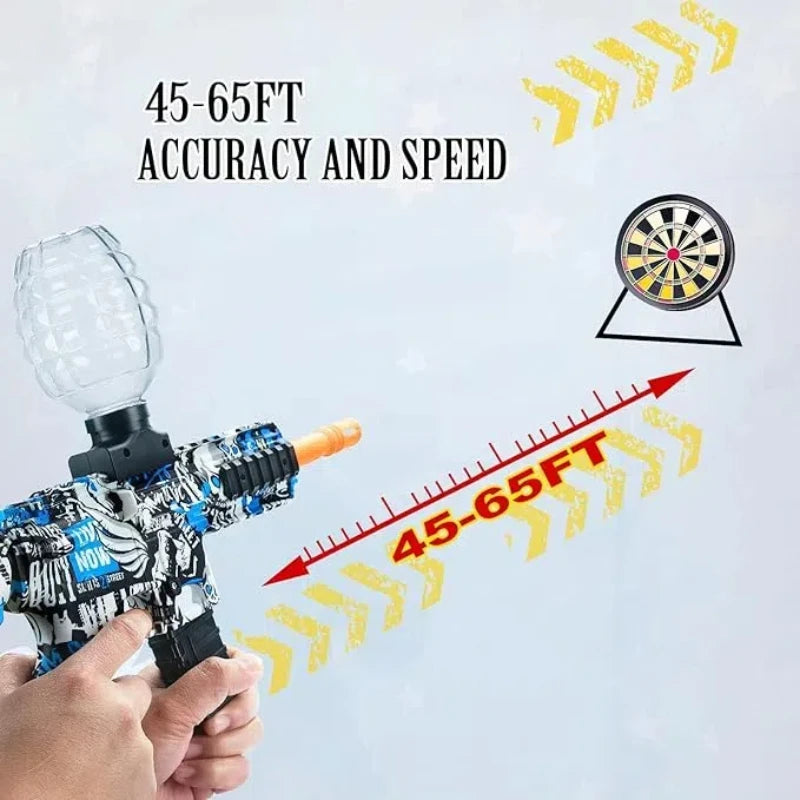 M416 Blaster Toy Gun, Blaster With Glasses, Automatic Summer Outdoor Toys For Activities Team Game(without water beads）